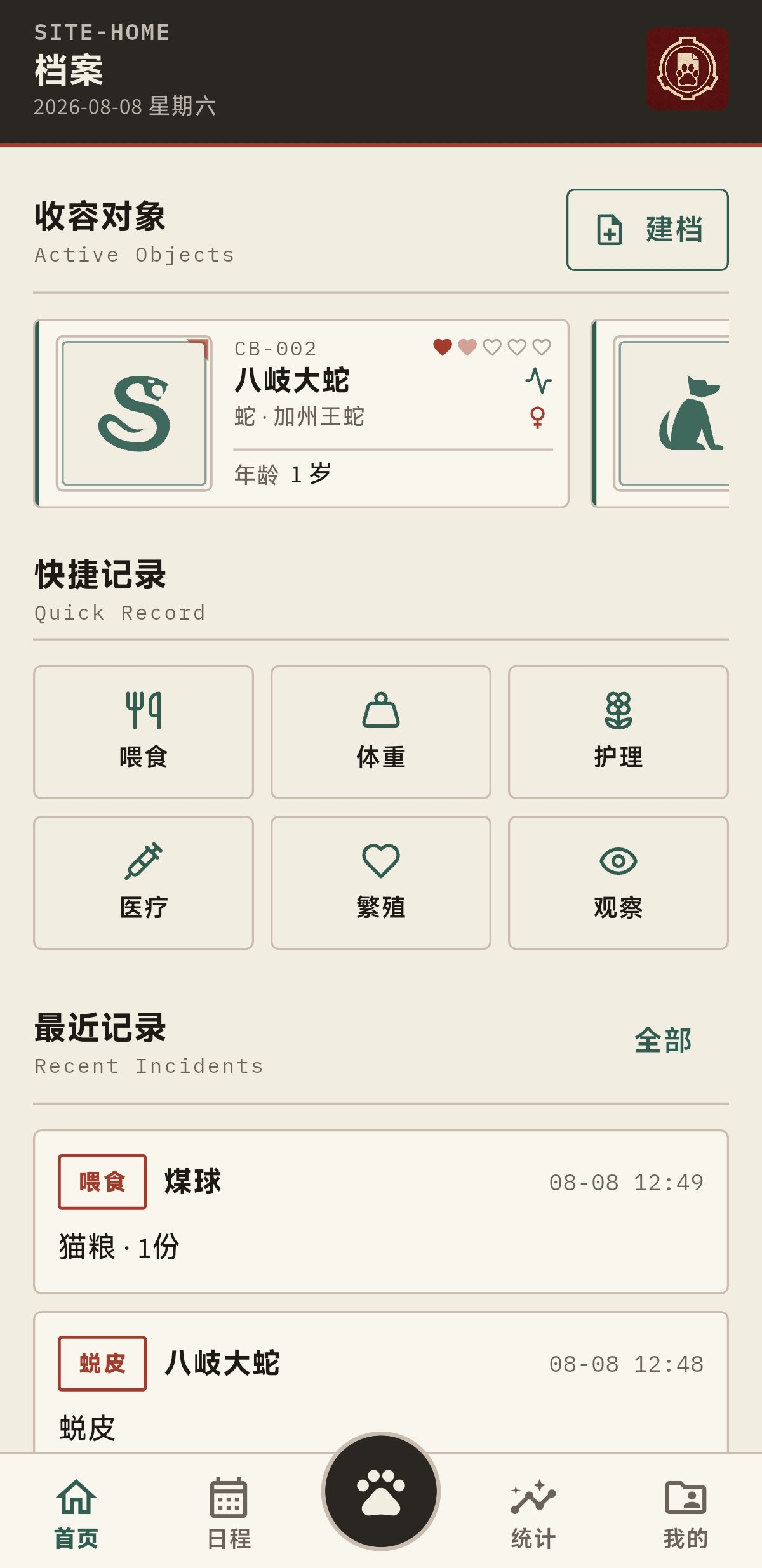 明亮主题 · 首页